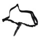 JS Tactical Single Point Bungee Sling (BK), single point bungee sling  